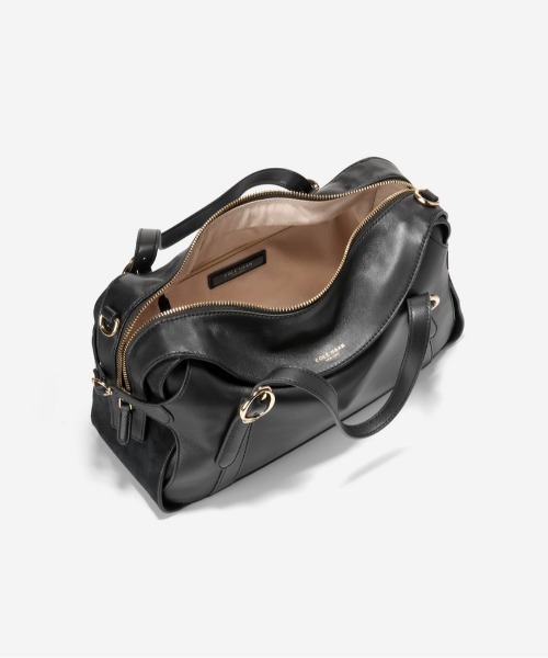 COLE HAAN（コールハーン）の「アレキサンドリア サッチェル womens（ショルダーバッグ・レディース・ブラック・OSFA）」の4枚目の写真