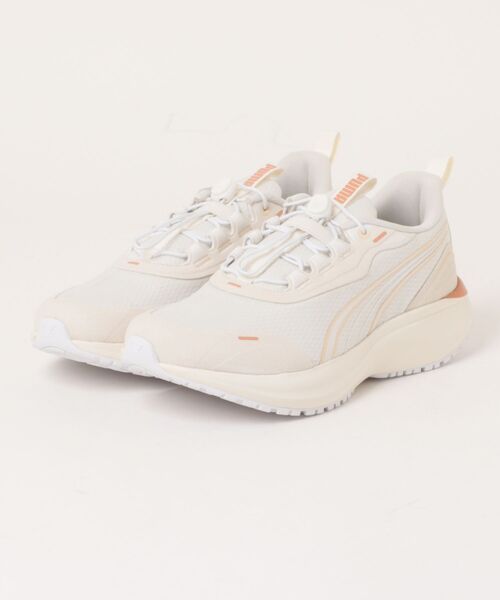 PUMA(プーマ)の「PUMA プーマ SOFTRIDE MOVE ON F AS WD 幅広 滑りにくい レディーススニーカー(ソフトライドムーブオンフダンASワイド)(スニーカー・レディース・アイボリー/ライトグレー/ブラック・22.5cm/23.0cm/23.5cm/24.0cm/24.5cm/25.0cm)」の3枚目の写真