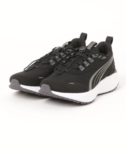 PUMA(プーマ)の「PUMA プーマ SOFTRIDE MOVE ON F AS WD 幅広 滑りにくい レディーススニーカー(ソフトライドムーブオンフダンASワイド)(スニーカー・レディース・アイボリー/ライトグレー/ブラック・22.5cm/23.0cm/23.5cm/24.0cm/24.5cm/25.0cm)」の1枚目の写真
