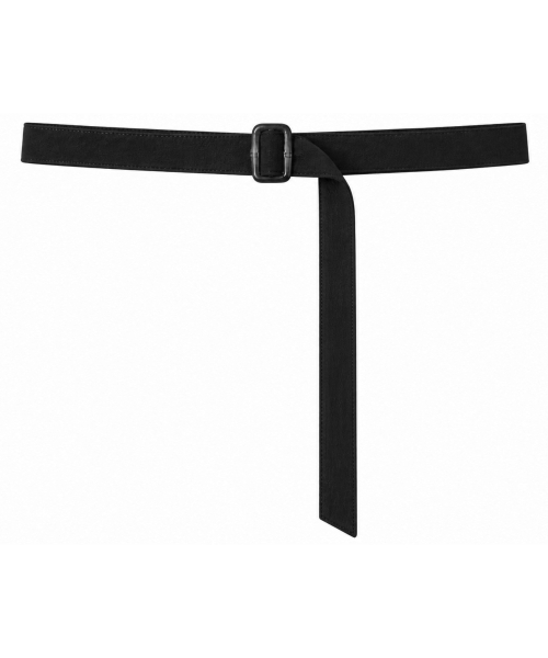 GRAYBLVD（グレイブラバット）の「LOWELL カーブドベルト付きスラックス（ブラック）（スラックス・メンズ・その他・MEDIUM/LARGE/X-LARGE）」の4枚目の写真
