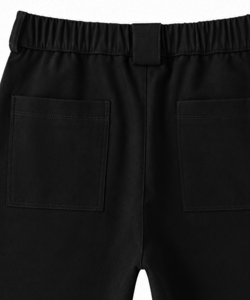 GRAYBLVD（グレイブラバット）の「LOWELL カーブドベルト付きスラックス（ブラック）（スラックス・メンズ・その他・MEDIUM/LARGE/X-LARGE）」の6枚目の写真