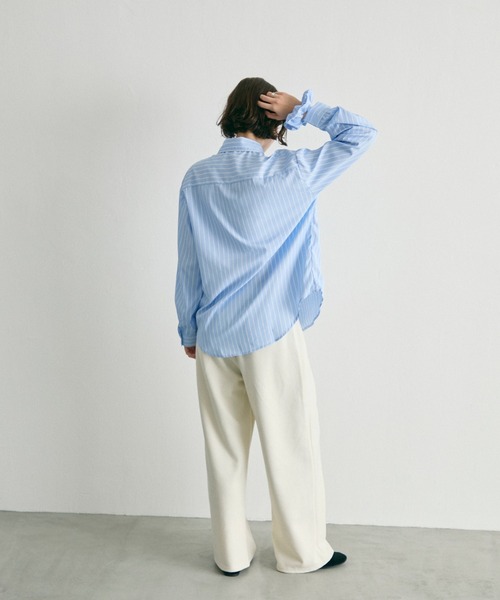 uchi.（ウチ）の「ソフトタッチ イージーワイドパンツ（スウェットパンツ・レディース・杢グレー/アイボリー/ブラック・FREE）」の16枚目の写真