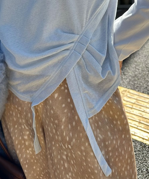 Alley Tokyo(アリートーキョー)の「レイヤード完成してますトップス(Tシャツ/カットソー・レディース・ブラック/サックスブルー/オフホワイト・FREE)」の21枚目の写真