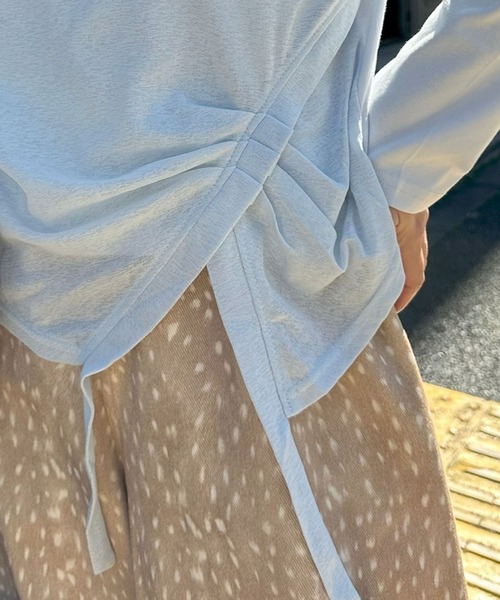 Alley Tokyo(アリートーキョー)の「レイヤード完成してますトップス(Tシャツ/カットソー・レディース・ブラック/サックスブルー/オフホワイト・FREE)」の13枚目の写真