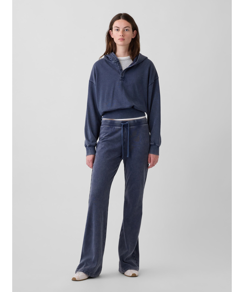 GAP(ギャップ)の「ヴィンテージソフト フレンチテリー フレア スウェットパンツ(スウェットパンツ・レディース・グレー/ネイビー/ブラック/ブラウン・XXS/S/M/L/XS)」の17枚目の写真
