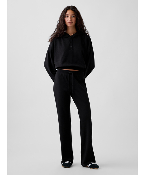GAP(ギャップ)の「ヴィンテージソフト フレンチテリー フレア スウェットパンツ(スウェットパンツ・レディース・グレー/ネイビー/ブラック/ブラウン・XXS/S/M/L/XS)」の18枚目の写真