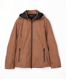 レザーライク スタンドジップブルゾン