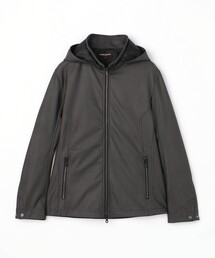 レザーライク スタンドジップブルゾン