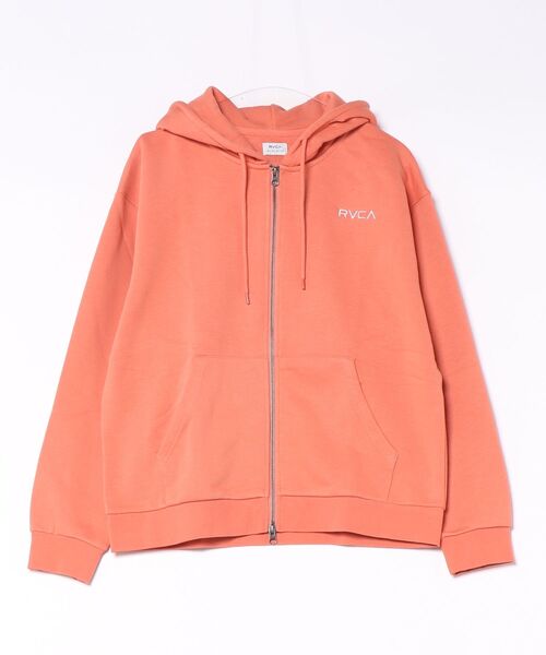 RVCA(ルーカ)の「RVCA ウィメンズ TOP ARCH ZIP HOODIE パーカー 【2026年秋冬モデル】(パーカー・レディース・ブラック/ヘザーグレー/オレンジ/ホワイト系その他・MEDIUM/SMALL)」の4枚目の写真