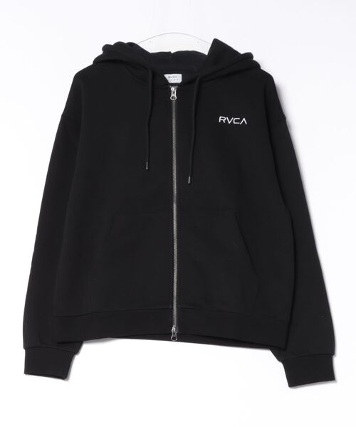 RVCA(ルーカ)の「RVCA ウィメンズ TOP ARCH ZIP HOODIE パーカー 【2026年秋冬モデル】(パーカー・レディース・ブラック/ヘザーグレー/オレンジ/ホワイト系その他・MEDIUM/SMALL)」の3枚目の写真