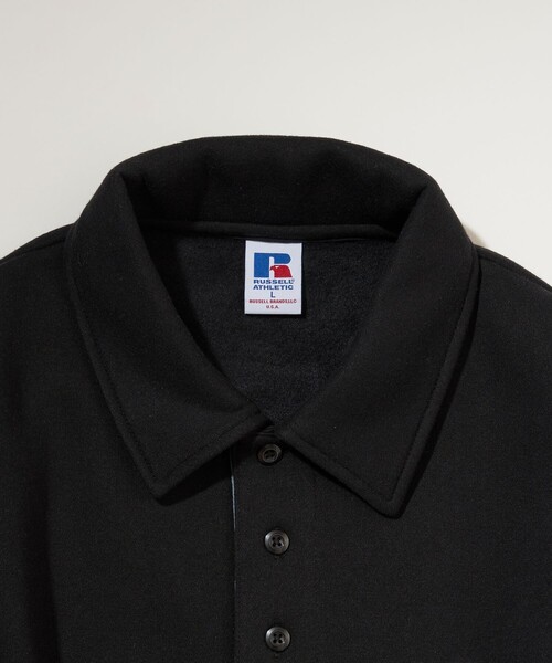 Russell Athletic(ラッセルアスレティック)の「RUSSELL ATHLETIC/ラッセルアスレチック 限定展開 RUSSELL ATHLETIC × FREAK'S STORE / 別注 RS ポロスウェット(スウェット・メンズ・ネイビー/アッシュグレー/ブラック/ブラウン・LARGE/MEDIUM/SMALL)」の6枚目の写真
