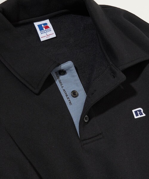 Russell Athletic(ラッセルアスレティック)の「RUSSELL ATHLETIC/ラッセルアスレチック 限定展開 RUSSELL ATHLETIC × FREAK'S STORE / 別注 RS ポロスウェット(スウェット・メンズ・ネイビー/アッシュグレー/ブラック/ブラウン・LARGE/MEDIUM/SMALL)」の12枚目の写真