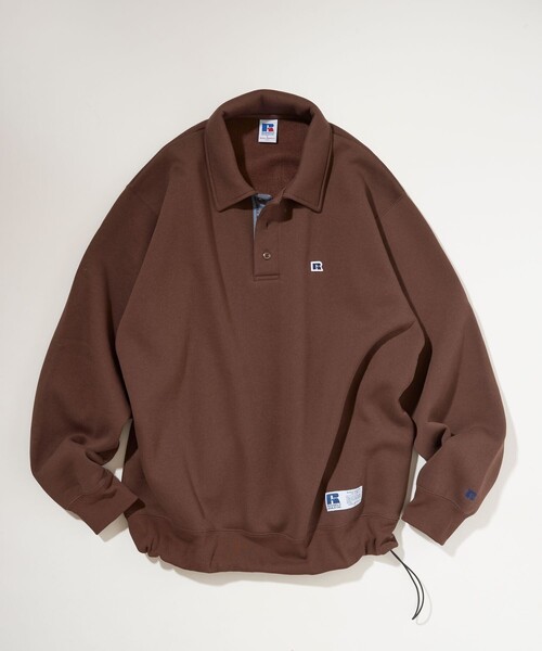Russell Athletic(ラッセルアスレティック)の「RUSSELL ATHLETIC/ラッセルアスレチック 限定展開 RUSSELL ATHLETIC × FREAK'S STORE / 別注 RS ポロスウェット(スウェット・メンズ・ネイビー/アッシュグレー/ブラック/ブラウン・LARGE/MEDIUM/SMALL)」の16枚目の写真