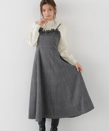 モチーフ刺繍キャミワンピース / 1216240004