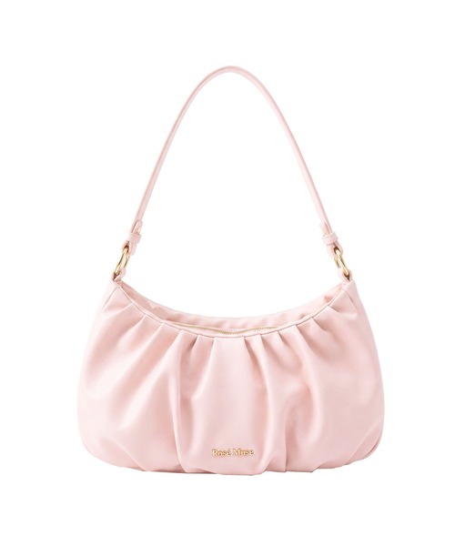 Rose Muse（ロゼミューズ）の「Ruched shoulder bag（ショルダーバッグ・レディース・ホワイト/ブラック/ピンク・FREE）」の8枚目の写真