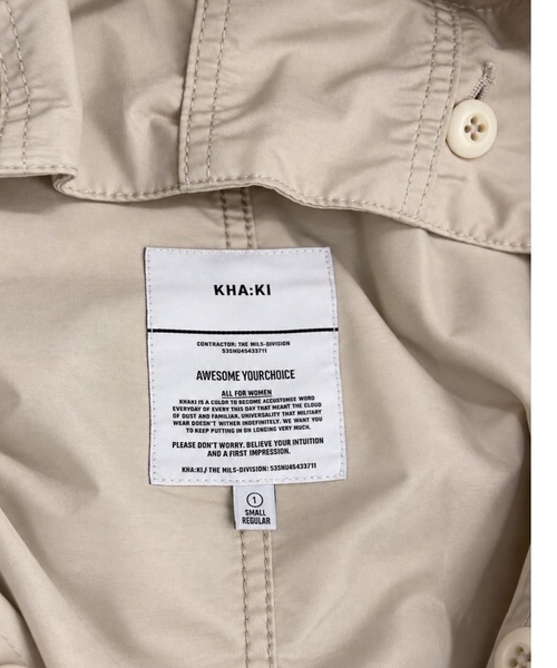kha:ki(カーキ)の「KHA:KI NEW TYPE-65 モッズコート(モッズコート・レディース・キナリ・1)」の17枚目の写真