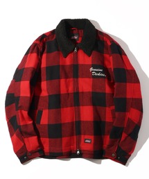 Dickies（ディッキーズ）の「【GENUINE DICKIES ジェニュインディッキーズ】チェック襟ボア裏キルトジャケット（ブルゾン）」