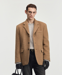 Alpaca-Blend Jacket (Beige) TNJA6F202I2