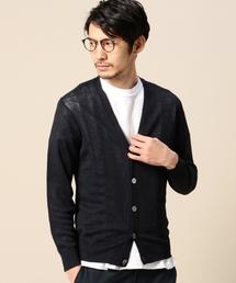 【美品⭐︎】LINIFICIO UNITED ARROWSリネンカーディガン BEAUTY&YOUTH UNITED ARROWS（ビューティーアンドユース