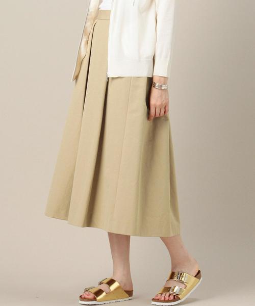 BEAUTY&YOUTH UNITED ARROWS(ビューティーアンドユースユナイテッドアローズ)の「BY マイクログログランタックスカート◆(スカート・レディース・ブラック/ベージュ/パープル/オリーブ/ライトブルー・FREE)」の3枚目の写真