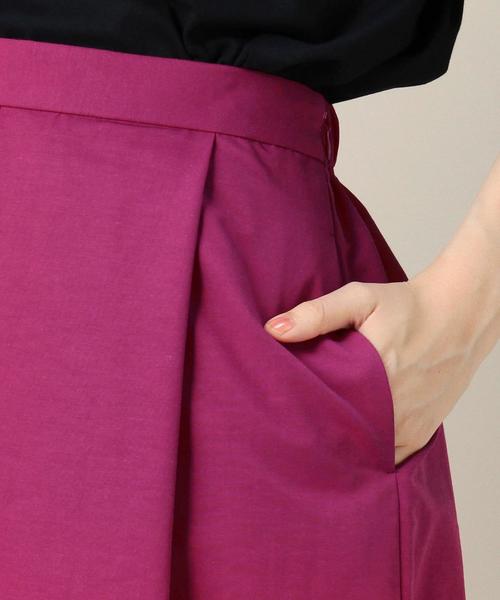 BEAUTY&YOUTH UNITED ARROWS(ビューティーアンドユースユナイテッドアローズ)の「BY マイクログログランタックスカート◆(スカート・レディース・ブラック/ベージュ/パープル/オリーブ/ライトブルー・FREE)」の7枚目の写真