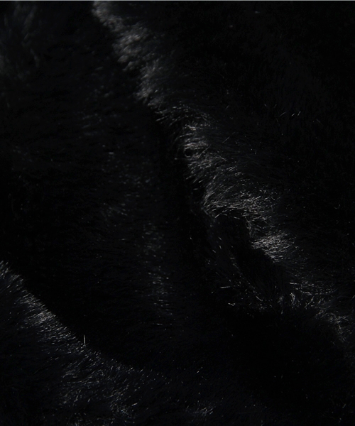 E hyphen world gallery（イーハイフンワールドギャラリー）の「ファーキャップ（キャップ・レディース・ベージュ/ブラック/レオパード・FREE）」の6枚目の写真