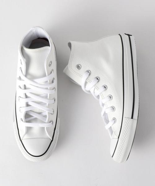 CONVERSE(コンバース)の「CONVERSE ALLSTAR 100 HI(スニーカー・レディース・オフホワイト/ブラック・24.5cm/24cm/23cm/23.5cm)」の1枚目の写真