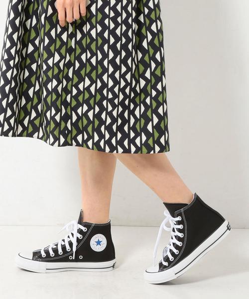 CONVERSE(コンバース)の「CONVERSE ALLSTAR 100 HI(スニーカー・レディース・オフホワイト/ブラック・24.5cm/24cm/23cm/23.5cm)」の2枚目の写真