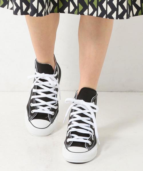 CONVERSE(コンバース)の「CONVERSE ALLSTAR 100 HI(スニーカー・レディース・オフホワイト/ブラック・24.5cm/24cm/23cm/23.5cm)」の10枚目の写真