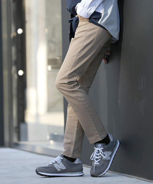 WEGO（ウィゴー）の「WEGO/ストレッチツイルスキニーパンツ（チノパンツ・メンズ・ブラック/その他1/カーキ/ベージュ/ネイビー/ピンク/ホワイト・X-SMALL/X-LARGE/MEDIUM/LARGE/SMALL）」の4枚目の写真