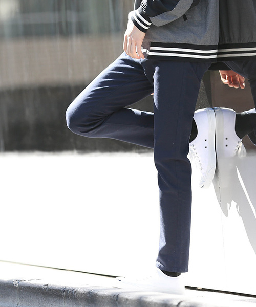 WEGO（ウィゴー）の「WEGO/ストレッチツイルスキニーパンツ（チノパンツ・メンズ・ブラック/その他1/カーキ/ベージュ/ネイビー/ピンク/ホワイト・X-SMALL/X-LARGE/MEDIUM/LARGE/SMALL）」の6枚目の写真