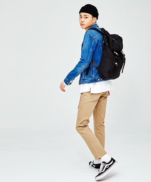 WEGO（ウィゴー）の「WEGO/ストレッチツイルスキニーパンツ（チノパンツ・メンズ・ブラック/その他1/カーキ/ベージュ/ネイビー/ピンク/ホワイト・X-SMALL/X-LARGE/MEDIUM/LARGE/SMALL）」の14枚目の写真