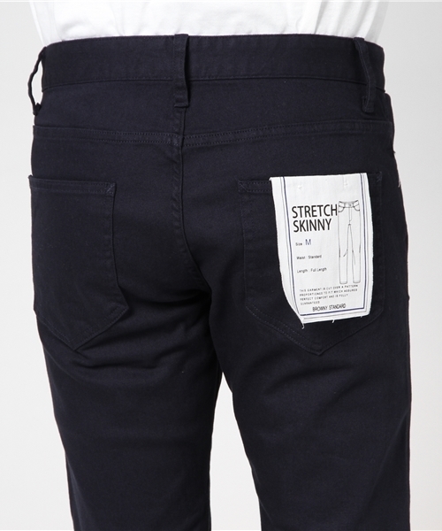 WEGO（ウィゴー）の「WEGO/ストレッチツイルスキニーパンツ（チノパンツ・メンズ・ブラック/その他1/カーキ/ベージュ/ネイビー/ピンク/ホワイト・X-SMALL/X-LARGE/MEDIUM/LARGE/SMALL）」の12枚目の写真