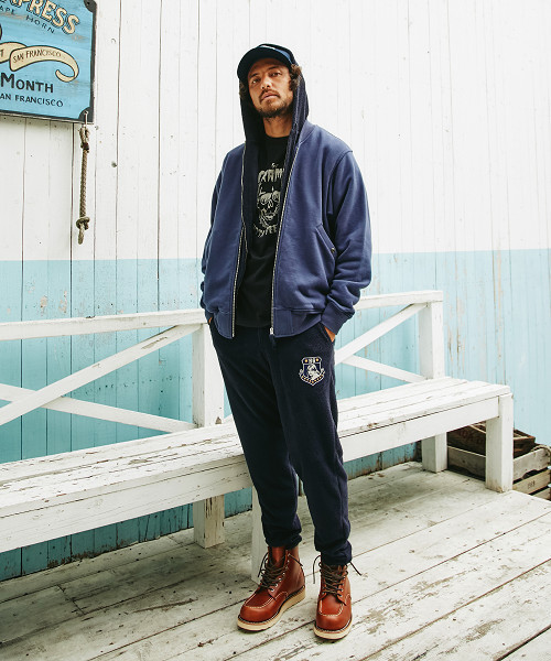 HYSTERIC GLAMOUR（ヒステリックグラマー）の「ACOUSTIC LADYLANDアップリケ PK（パーカー・メンズ・ネイビー/グレー/ブラック・SMALL/MEDIUM/LARGE）」の15枚目の写真