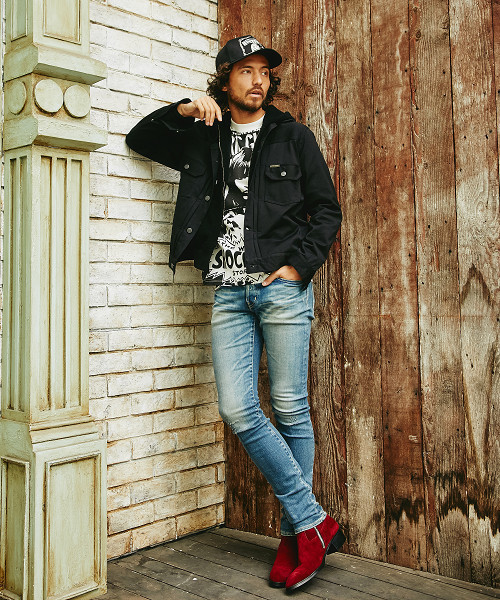 HYSTERIC GLAMOUR（ヒステリックグラマー）の「ACOUSTIC LADYLANDアップリケ PK（パーカー・メンズ・ネイビー/グレー/ブラック・SMALL/MEDIUM/LARGE）」の16枚目の写真