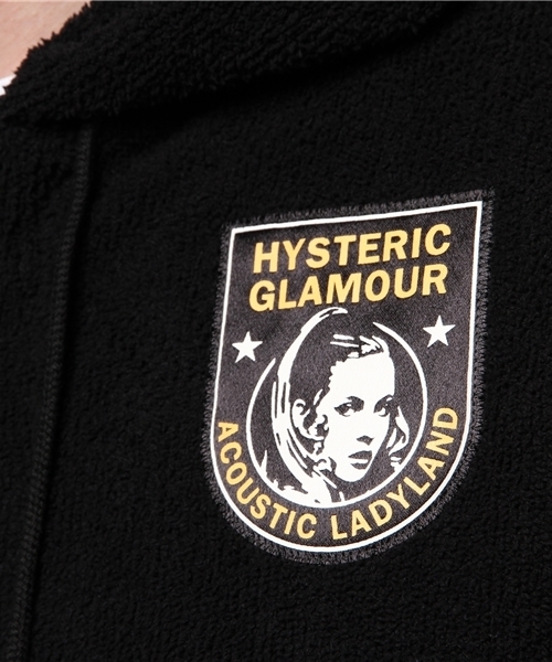 HYSTERIC GLAMOUR（ヒステリックグラマー）の「ACOUSTIC LADYLANDアップリケ PK（パーカー・メンズ・ネイビー/グレー/ブラック・SMALL/MEDIUM/LARGE）」の10枚目の写真