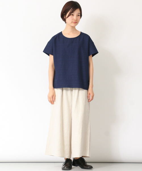 かぐれ（カグレ）の「かぐれ コットンリネンワイドパンツ