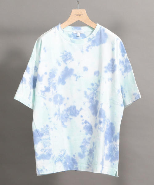 BEAUTY&YOUTH UNITED ARROWS(ビューティーアンドユースユナイテッドアローズ)の「BY タイダイ ワイドフォルム Tシャツ ◆(Tシャツ/カットソー・メンズ・ライム/ライトピンク・X-LARGE/MEDIUM/SMALL/LARGE)」の2枚目の写真
