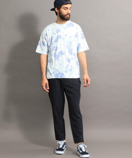 BEAUTY&YOUTH UNITED ARROWS(ビューティーアンドユースユナイテッドアローズ)の「BY タイダイ ワイドフォルム Tシャツ ◆(Tシャツ/カットソー・メンズ・ライム/ライトピンク・X-LARGE/MEDIUM/SMALL/LARGE)」の5枚目の写真