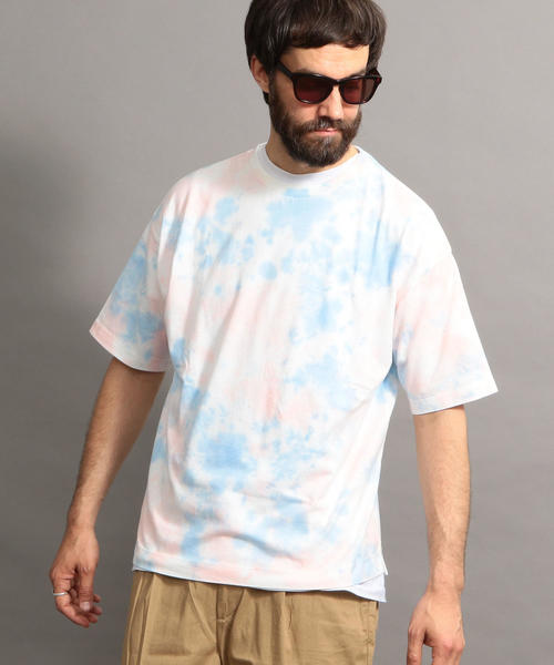 BEAUTY&YOUTH UNITED ARROWS(ビューティーアンドユースユナイテッドアローズ)の「BY タイダイ ワイドフォルム Tシャツ ◆(Tシャツ/カットソー・メンズ・ライム/ライトピンク・X-LARGE/MEDIUM/SMALL/LARGE)」の13枚目の写真