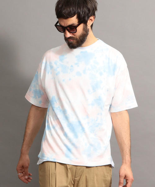 BEAUTY&YOUTH UNITED ARROWS(ビューティーアンドユースユナイテッドアローズ)の「BY タイダイ ワイドフォルム Tシャツ ◆(Tシャツ/カットソー・メンズ・ライム/ライトピンク・X-LARGE/MEDIUM/SMALL/LARGE)」の15枚目の写真