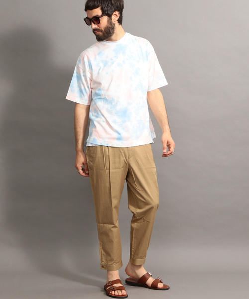 BEAUTY&YOUTH UNITED ARROWS(ビューティーアンドユースユナイテッドアローズ)の「BY タイダイ ワイドフォルム Tシャツ ◆(Tシャツ/カットソー・メンズ・ライム/ライトピンク・X-LARGE/MEDIUM/SMALL/LARGE)」の16枚目の写真