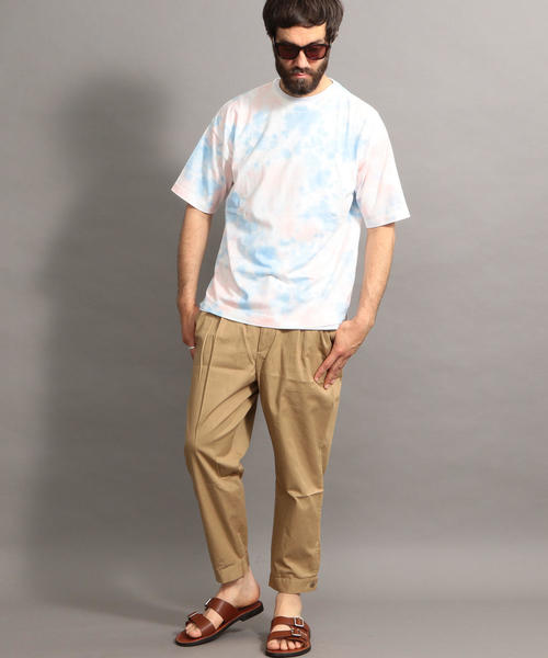 BEAUTY&YOUTH UNITED ARROWS(ビューティーアンドユースユナイテッドアローズ)の「BY タイダイ ワイドフォルム Tシャツ ◆(Tシャツ/カットソー・メンズ・ライム/ライトピンク・X-LARGE/MEDIUM/SMALL/LARGE)」の9枚目の写真