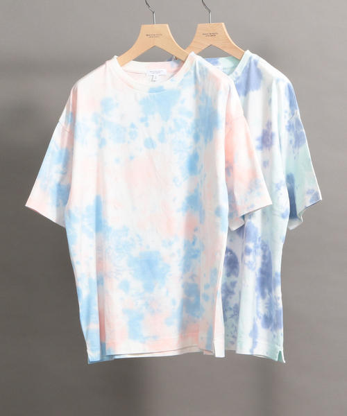 BEAUTY&YOUTH UNITED ARROWS(ビューティーアンドユースユナイテッドアローズ)の「BY タイダイ ワイドフォルム Tシャツ ◆(Tシャツ/カットソー・メンズ・ライム/ライトピンク・X-LARGE/MEDIUM/SMALL/LARGE)」の11枚目の写真
