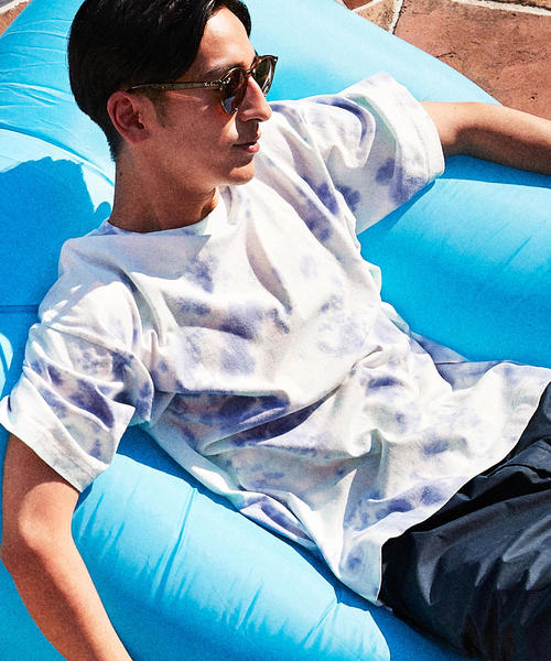 BEAUTY&YOUTH UNITED ARROWS(ビューティーアンドユースユナイテッドアローズ)の「BY タイダイ ワイドフォルム Tシャツ ◆(Tシャツ/カットソー・メンズ・ライム/ライトピンク・X-LARGE/MEDIUM/SMALL/LARGE)」の21枚目の写真