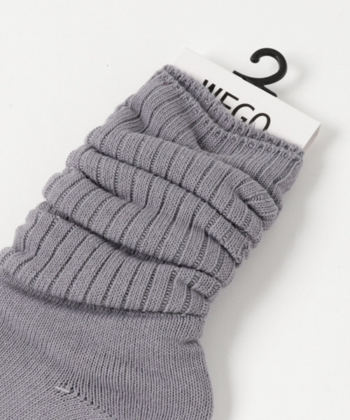 WEGO(ウィゴー)の「WEGO/クシュクシュソックス(ソックス/靴下・レディース・ワイン/グレー/ブラック/ホワイト/ネイビー/ダークグリーン/キャメル/グリーン系その他・FREE)」の10枚目の写真