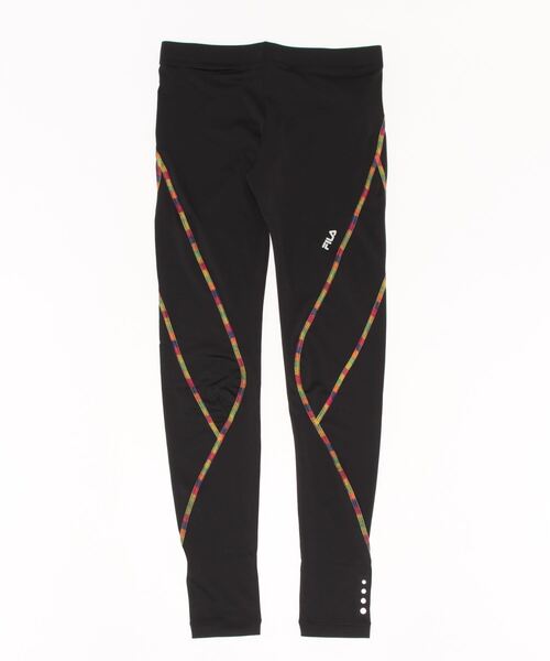 FILA(フィラ)の「【FILA】メンズロングタイツ コンプレッションボトム 吸水速乾・UVケア(レギンス/スパッツ・メンズ・ネイビー/ブラック/ブラック×レッド/ブラック×グレー/マルチ・LARGE/MEDIUM/X-LARGE/SMALL)」の5枚目の写真