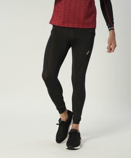 FILA(フィラ)の「【FILA】メンズロングタイツ コンプレッションボトム 吸水速乾・UVケア(レギンス/スパッツ・メンズ・ネイビー/ブラック/ブラック×レッド/ブラック×グレー/マルチ・LARGE/MEDIUM/X-LARGE/SMALL)」の6枚目の写真