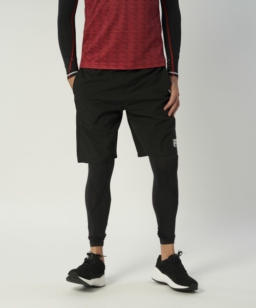 FILA(フィラ)の「【FILA】メンズロングタイツ コンプレッションボトム 吸水速乾・UVケア(レギンス/スパッツ・メンズ・ネイビー/ブラック/ブラック×レッド/ブラック×グレー/マルチ・LARGE/MEDIUM/X-LARGE/SMALL)」の10枚目の写真