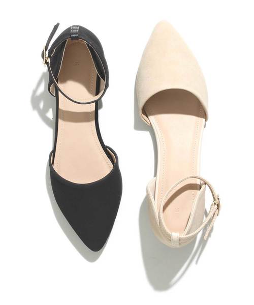 Denime（ドゥニーム）の「【WEB限定】セパレートパンプス（パンプス・レディース・ブラック/ライトベージュ・LARGE/MEDIUM）」の3枚目の写真